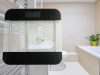 Geko üveg digitális fürdőszobai mérleg 180kg - fekete GH03010