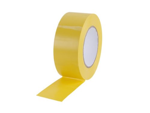 Jelzőszalag öntapadós sárga 50 mm x 50m