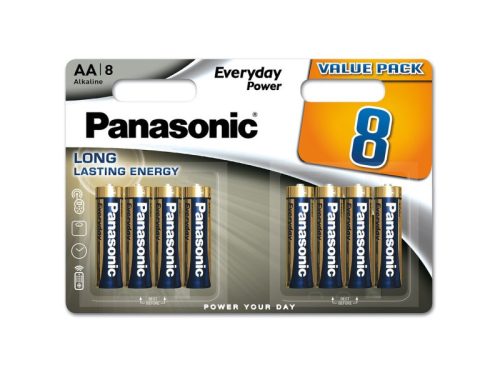 PANASONIC AA/ceruza tartós alkáli elem 1,5 V (8 db/cs)