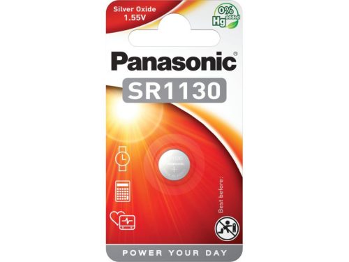 PANASONIC SR1130 ezüstoxid gombelem 1,55 V