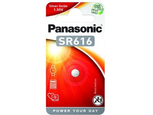 PANASONIC SR616 ezüstoxid gombelem 1,55 V